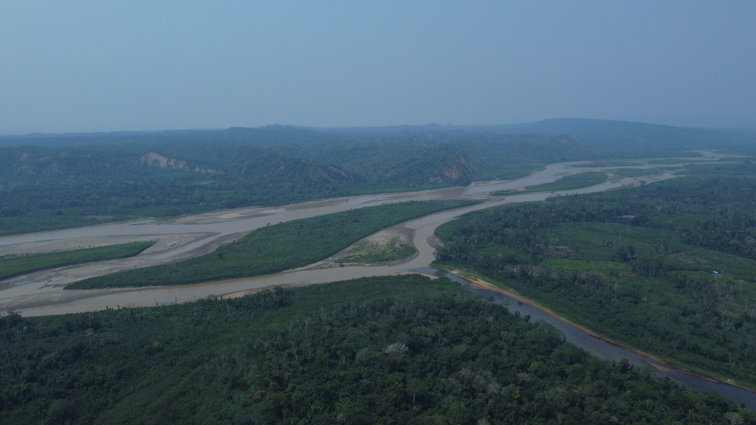 Selva amazónica boliviana — vista aérea